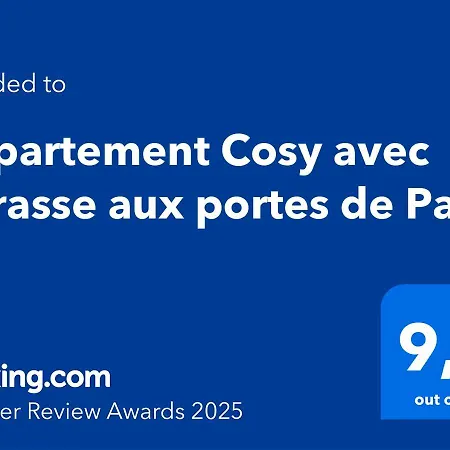Cosy Avec Terrasse Aux Portes De Paris Apartment