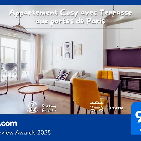 Apartment Cosy Avec Terrasse Aux Portes De Paris